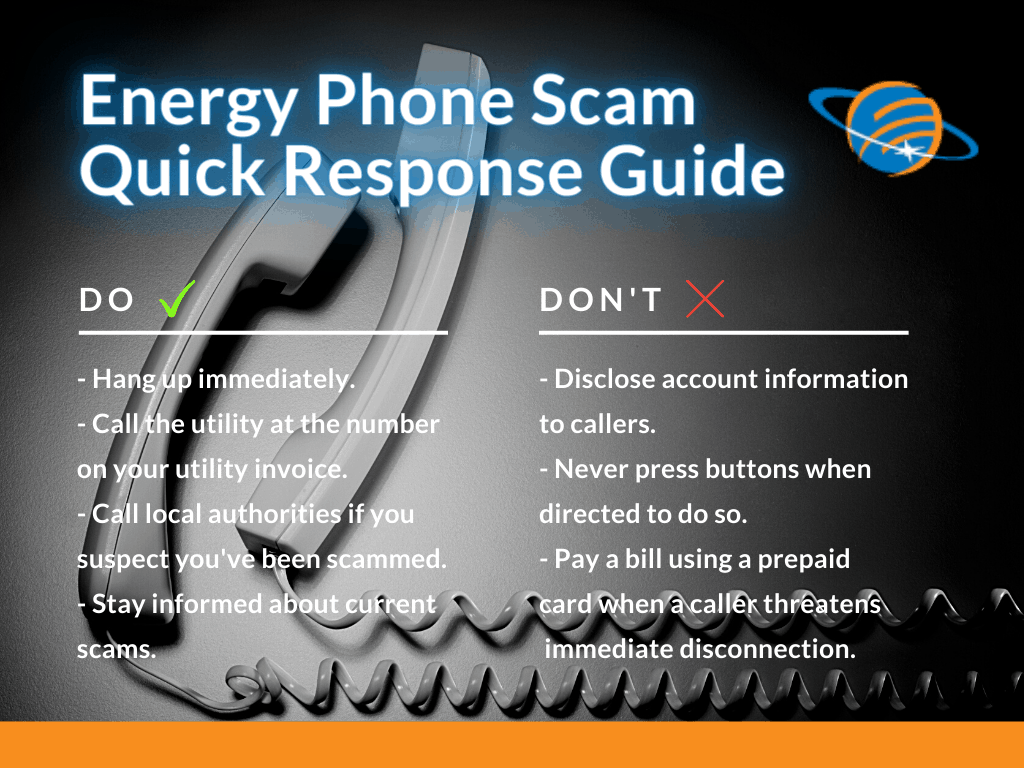 energy phone scams dos and donts list